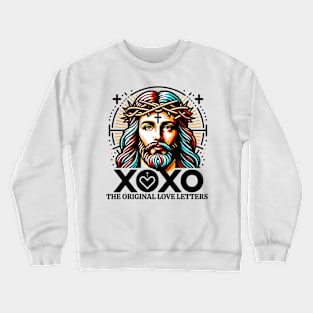 The original love letters funny jesus Crewneck Sweatshirt